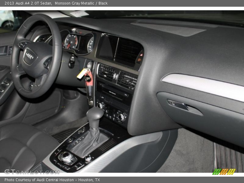 Monsoon Gray Metallic / Black 2013 Audi A4 2.0T Sedan