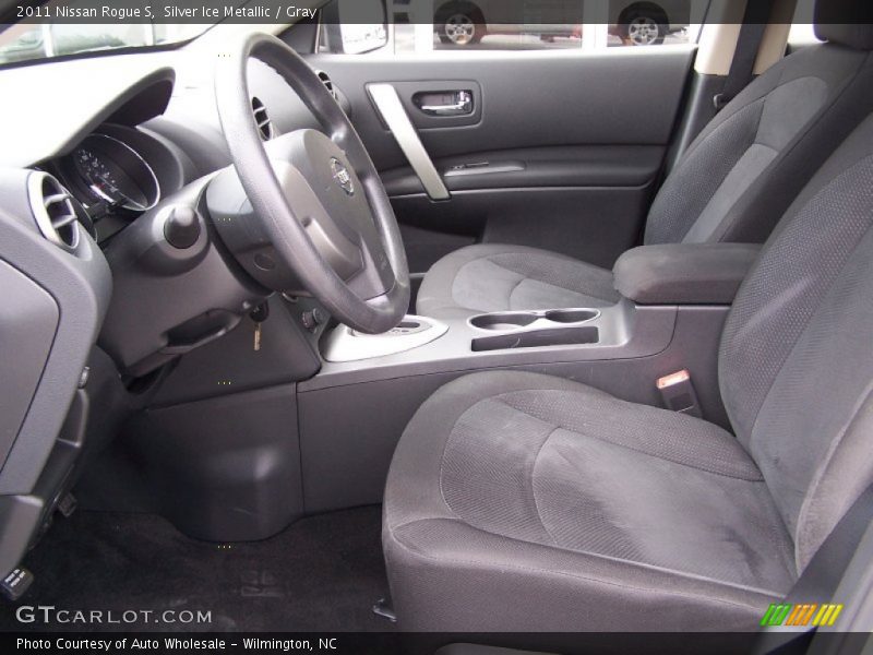 Silver Ice Metallic / Gray 2011 Nissan Rogue S