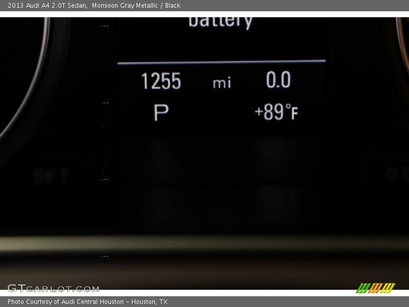 Monsoon Gray Metallic / Black 2013 Audi A4 2.0T Sedan