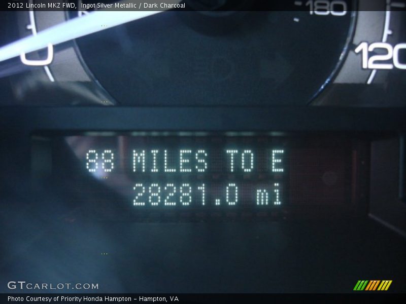 Ingot Silver Metallic / Dark Charcoal 2012 Lincoln MKZ FWD