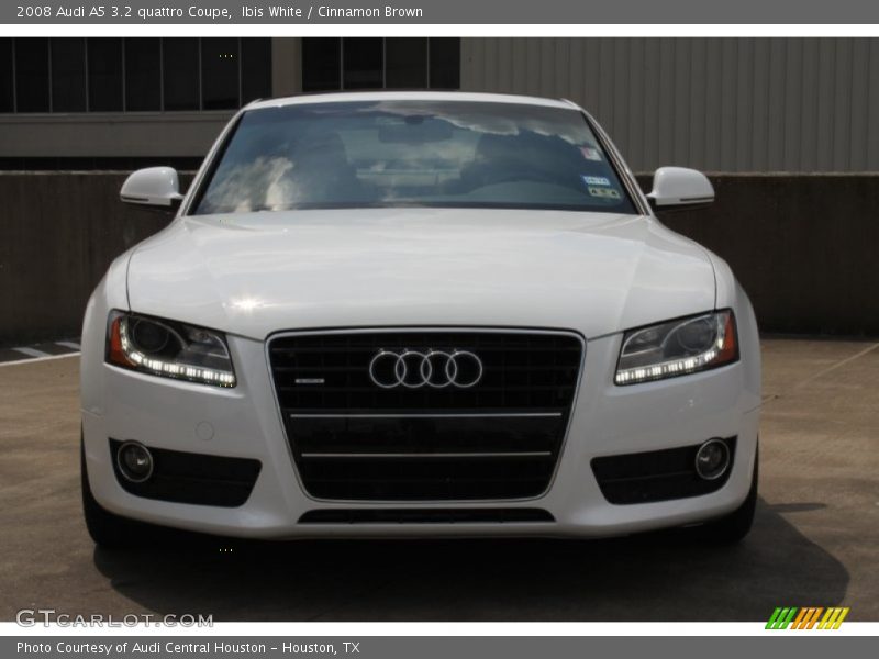 Ibis White / Cinnamon Brown 2008 Audi A5 3.2 quattro Coupe