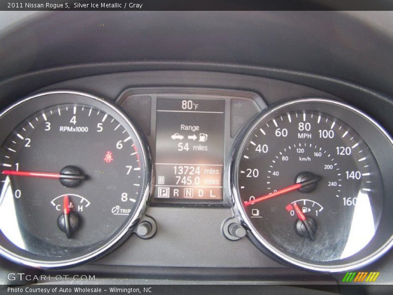 Silver Ice Metallic / Gray 2011 Nissan Rogue S
