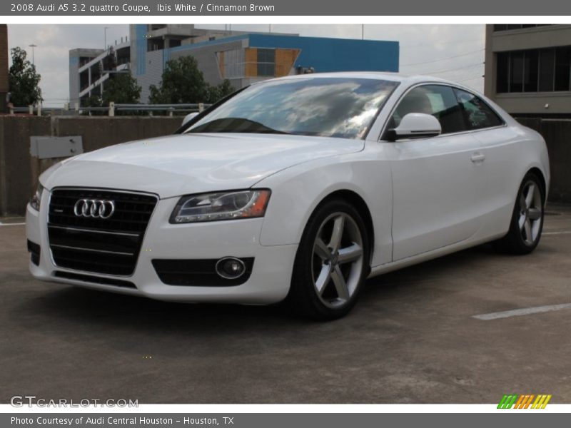 Ibis White / Cinnamon Brown 2008 Audi A5 3.2 quattro Coupe