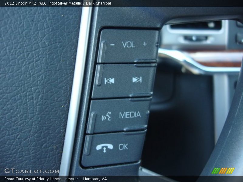 Ingot Silver Metallic / Dark Charcoal 2012 Lincoln MKZ FWD