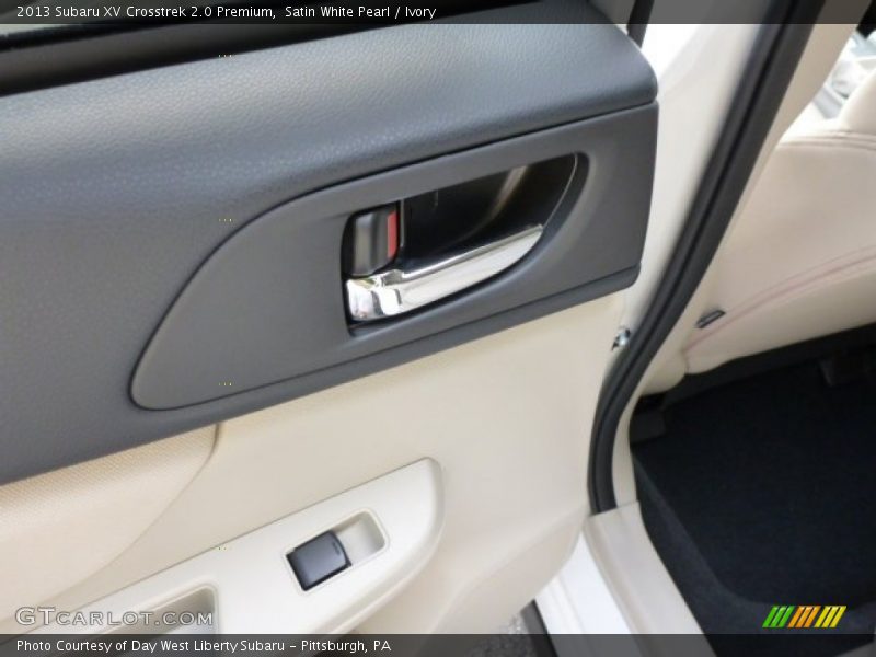 Satin White Pearl / Ivory 2013 Subaru XV Crosstrek 2.0 Premium
