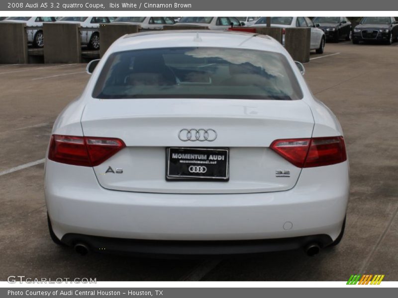 Ibis White / Cinnamon Brown 2008 Audi A5 3.2 quattro Coupe