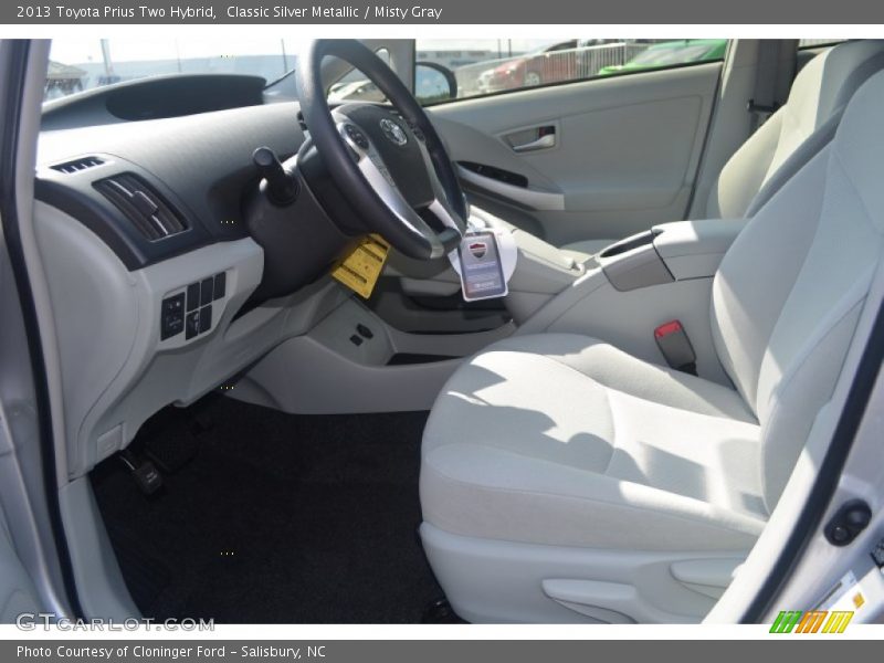 Classic Silver Metallic / Misty Gray 2013 Toyota Prius Two Hybrid