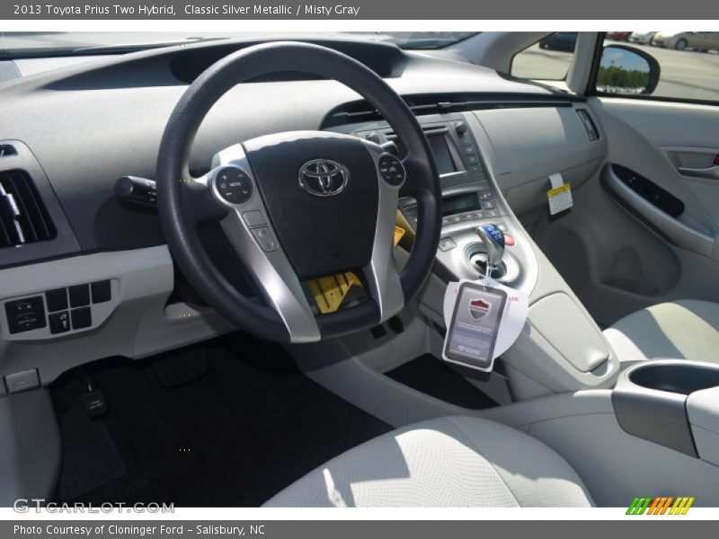 Classic Silver Metallic / Misty Gray 2013 Toyota Prius Two Hybrid