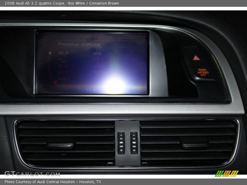 Ibis White / Cinnamon Brown 2008 Audi A5 3.2 quattro Coupe