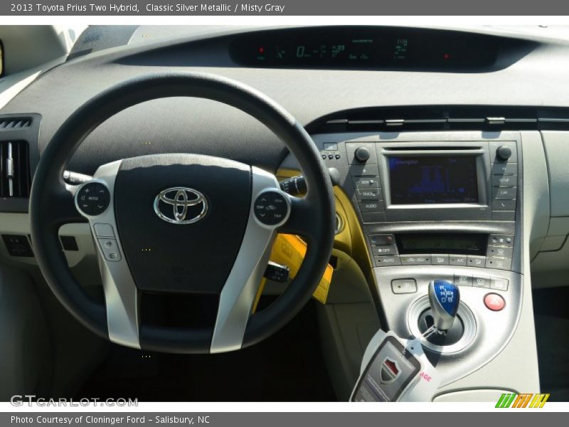 Classic Silver Metallic / Misty Gray 2013 Toyota Prius Two Hybrid