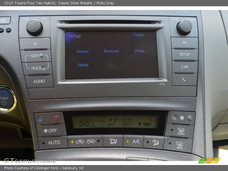 Classic Silver Metallic / Misty Gray 2013 Toyota Prius Two Hybrid