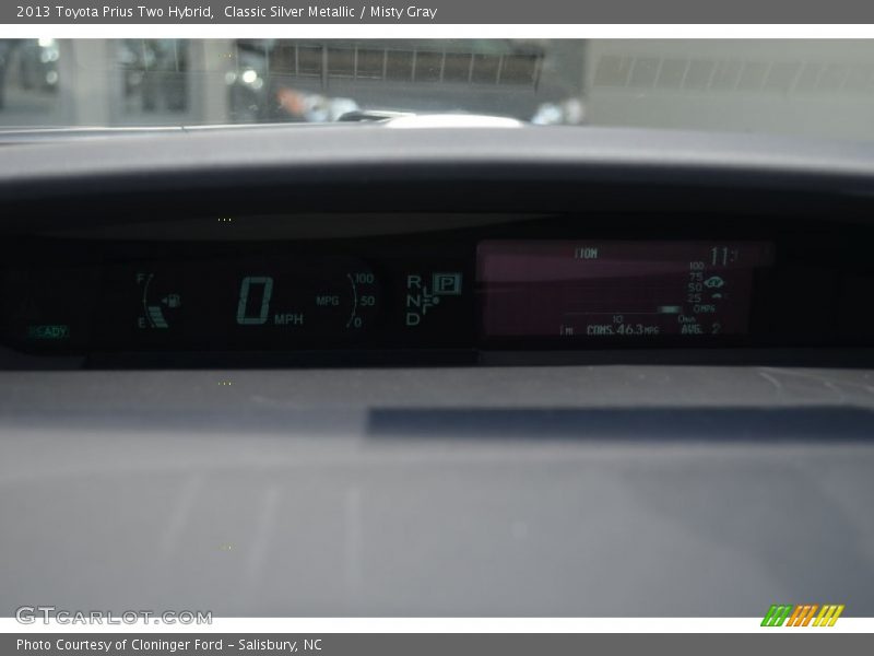 Classic Silver Metallic / Misty Gray 2013 Toyota Prius Two Hybrid