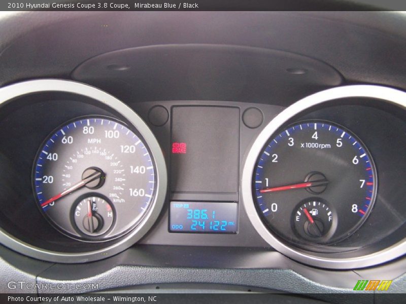 Mirabeau Blue / Black 2010 Hyundai Genesis Coupe 3.8 Coupe