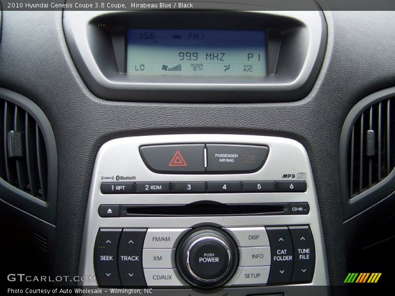 Mirabeau Blue / Black 2010 Hyundai Genesis Coupe 3.8 Coupe