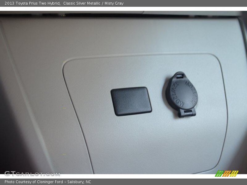 Classic Silver Metallic / Misty Gray 2013 Toyota Prius Two Hybrid