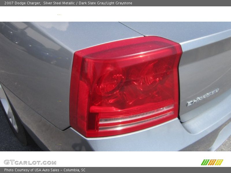 Silver Steel Metallic / Dark Slate Gray/Light Graystone 2007 Dodge Charger
