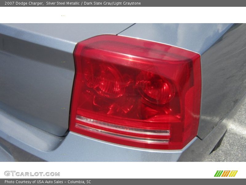 Silver Steel Metallic / Dark Slate Gray/Light Graystone 2007 Dodge Charger