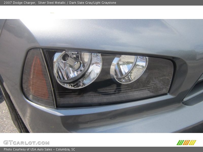 Silver Steel Metallic / Dark Slate Gray/Light Graystone 2007 Dodge Charger