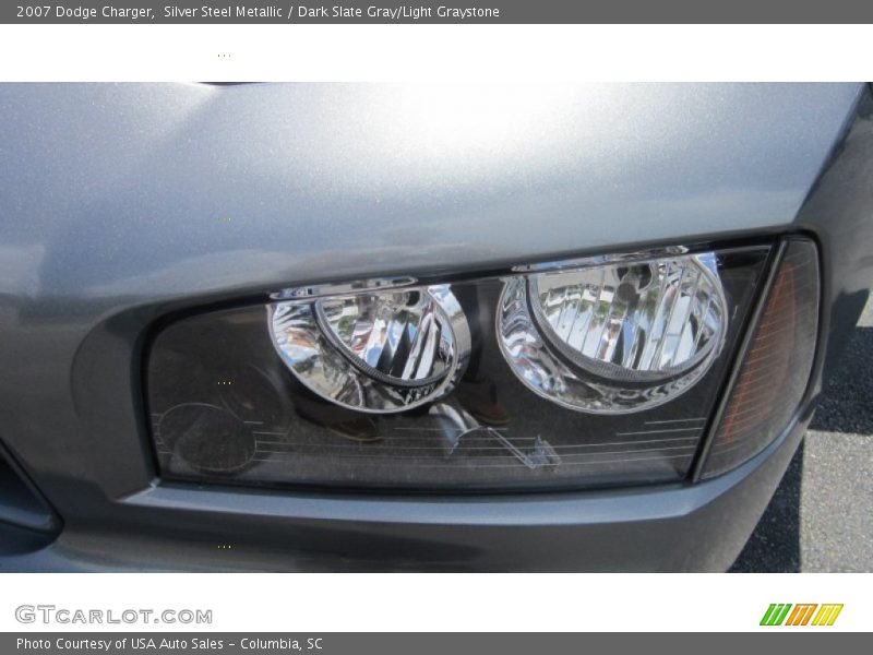 Silver Steel Metallic / Dark Slate Gray/Light Graystone 2007 Dodge Charger