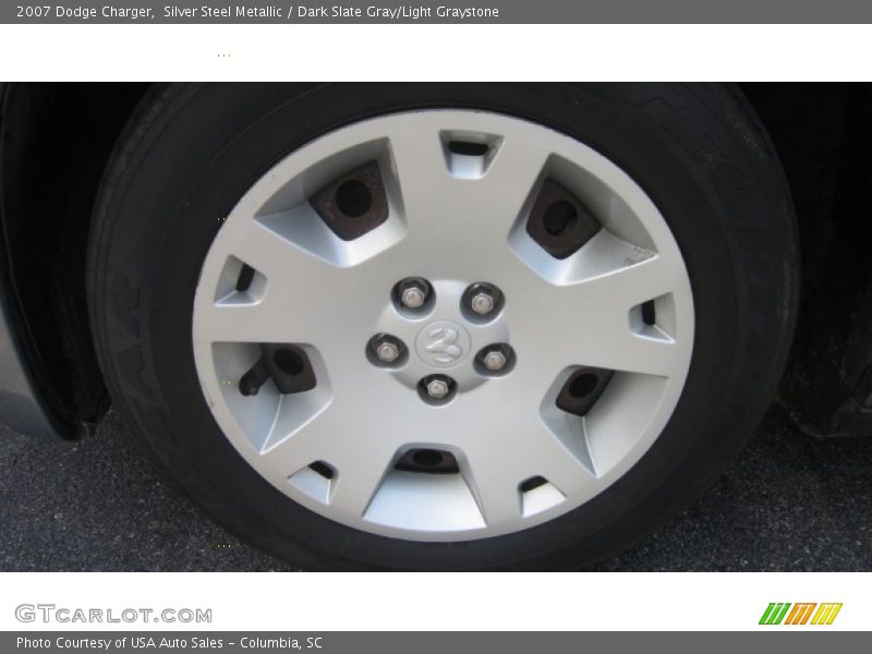 Silver Steel Metallic / Dark Slate Gray/Light Graystone 2007 Dodge Charger