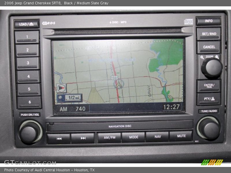 Black / Medium Slate Gray 2006 Jeep Grand Cherokee SRT8