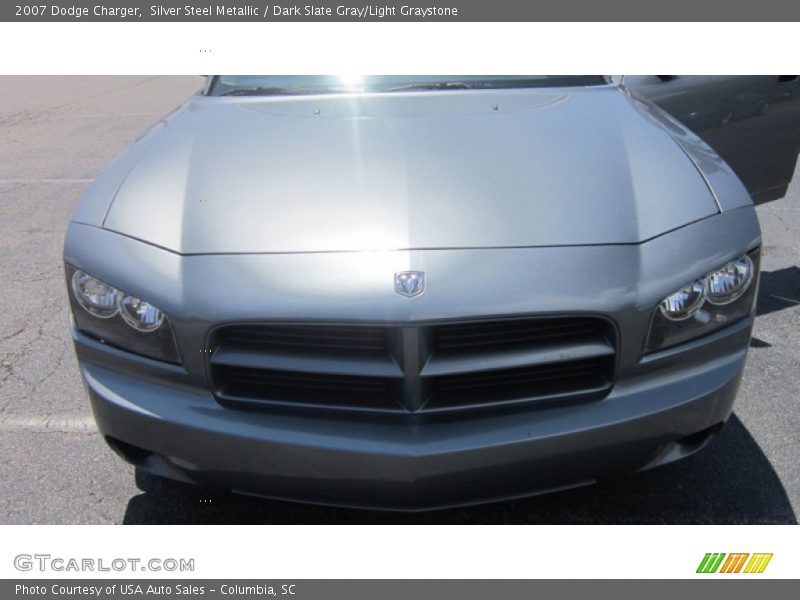 Silver Steel Metallic / Dark Slate Gray/Light Graystone 2007 Dodge Charger