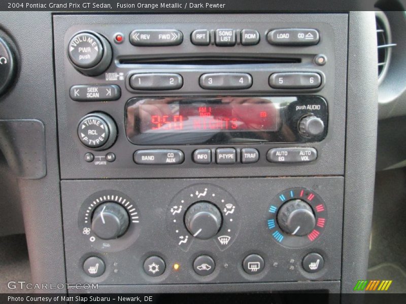 Audio System of 2004 Grand Prix GT Sedan