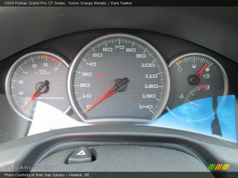  2004 Grand Prix GT Sedan GT Sedan Gauges