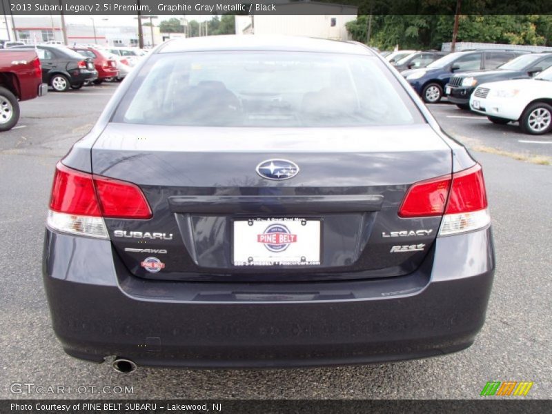 Graphite Gray Metallic / Black 2013 Subaru Legacy 2.5i Premium