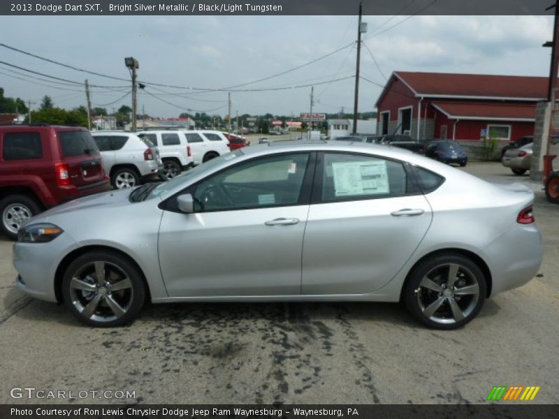 Bright Silver Metallic / Black/Light Tungsten 2013 Dodge Dart SXT