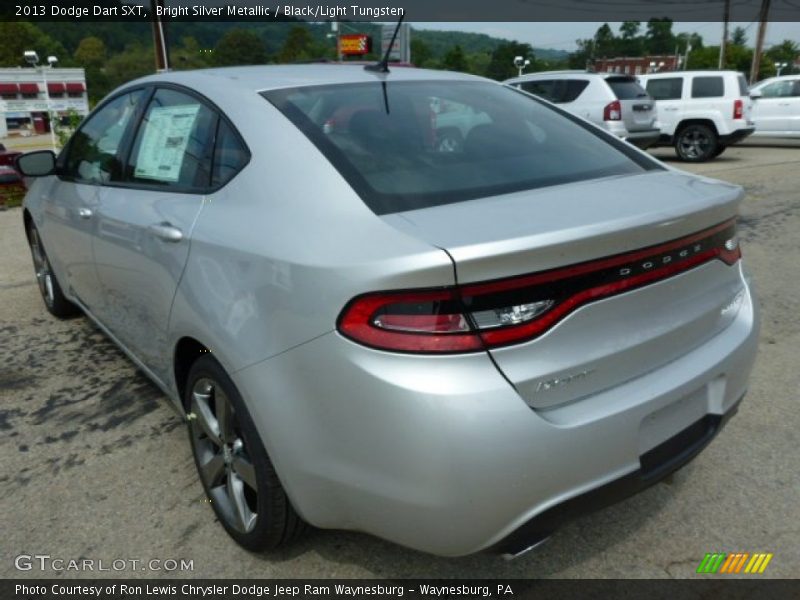 Bright Silver Metallic / Black/Light Tungsten 2013 Dodge Dart SXT
