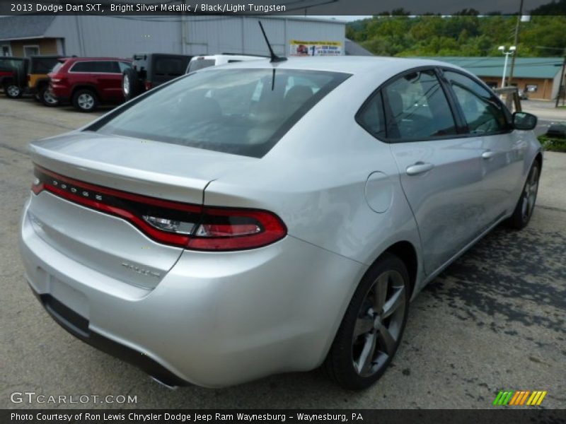 Bright Silver Metallic / Black/Light Tungsten 2013 Dodge Dart SXT