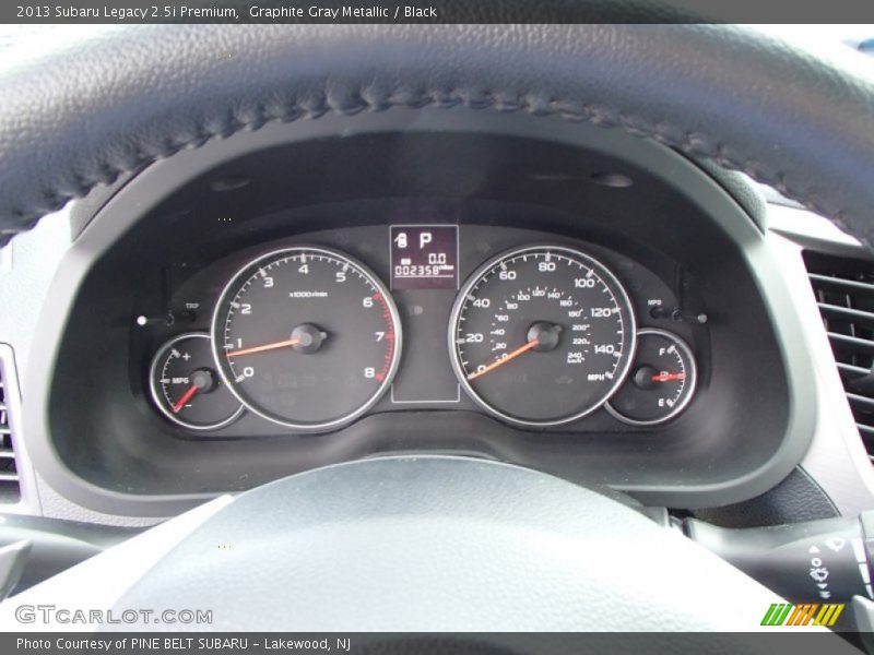 Graphite Gray Metallic / Black 2013 Subaru Legacy 2.5i Premium