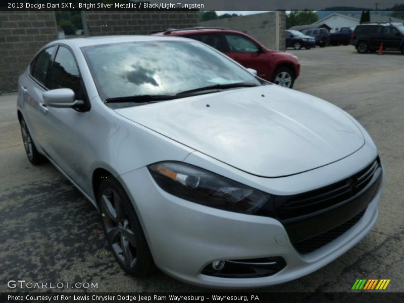 Bright Silver Metallic / Black/Light Tungsten 2013 Dodge Dart SXT