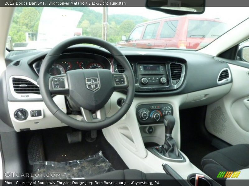Bright Silver Metallic / Black/Light Tungsten 2013 Dodge Dart SXT