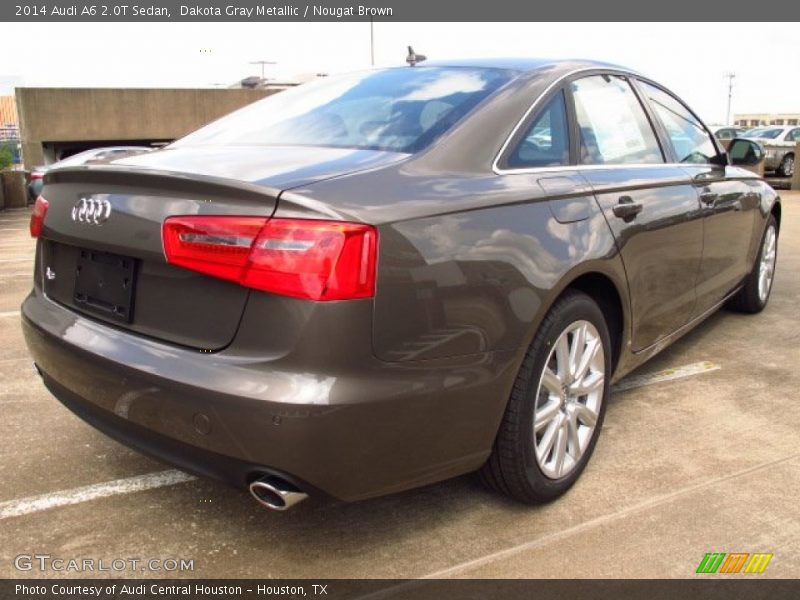 Dakota Gray Metallic / Nougat Brown 2014 Audi A6 2.0T Sedan