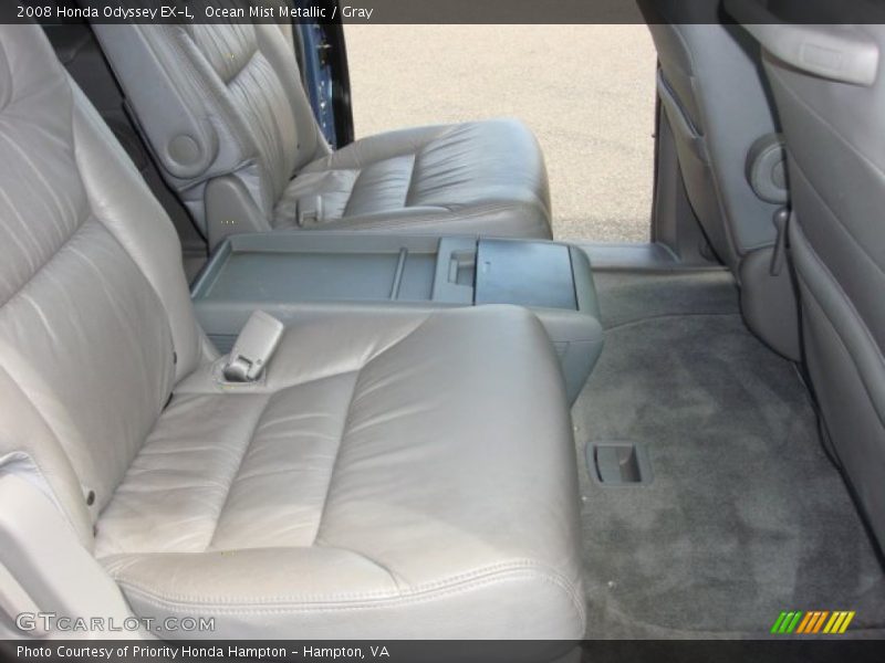 Ocean Mist Metallic / Gray 2008 Honda Odyssey EX-L