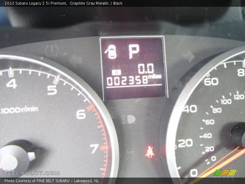 Graphite Gray Metallic / Black 2013 Subaru Legacy 2.5i Premium