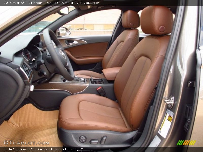  2014 A6 2.0T Sedan Nougat Brown Interior