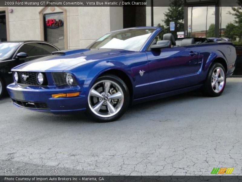 Front 3/4 View of 2009 Mustang GT Premium Convertible
