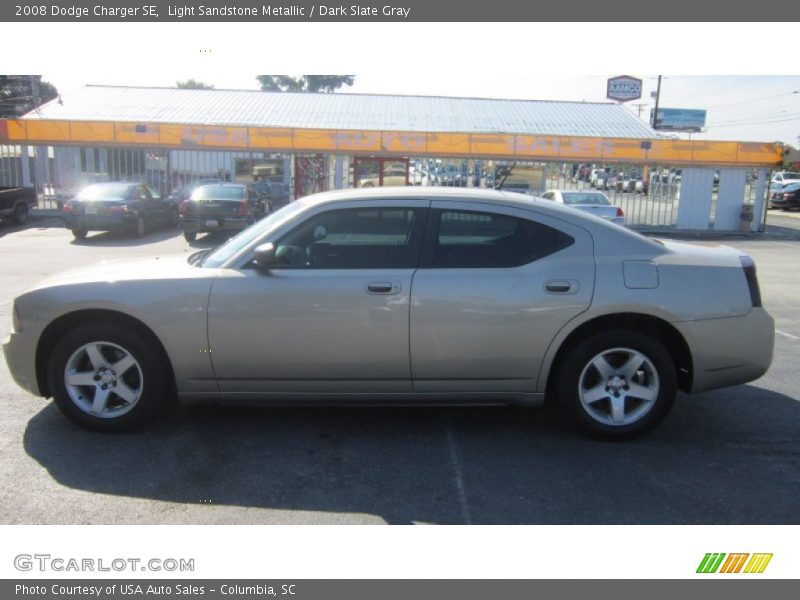 Light Sandstone Metallic / Dark Slate Gray 2008 Dodge Charger SE