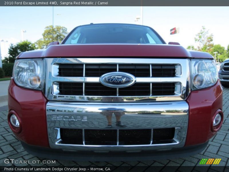 Sangria Red Metallic / Camel 2010 Ford Escape Limited 4WD