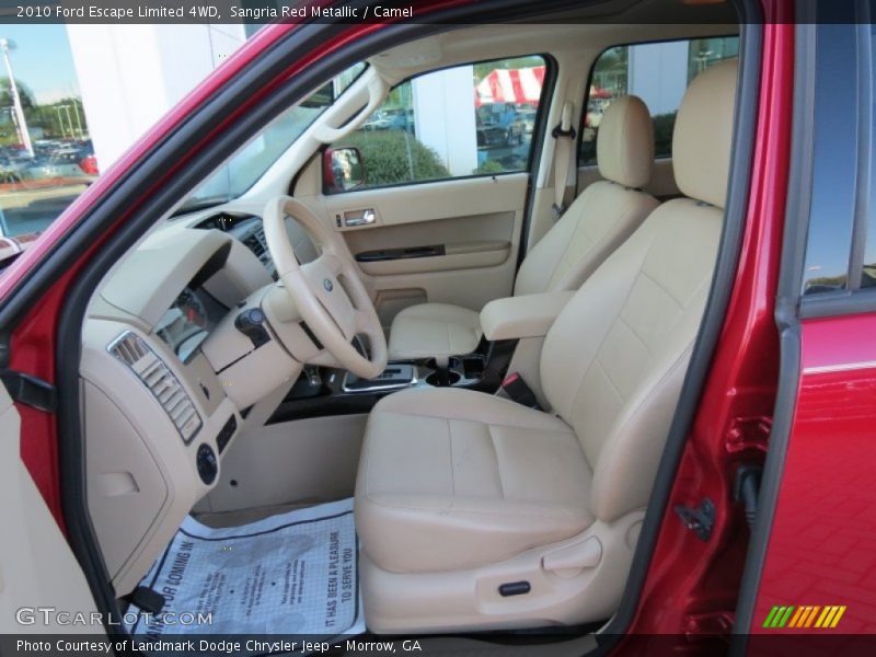 Sangria Red Metallic / Camel 2010 Ford Escape Limited 4WD