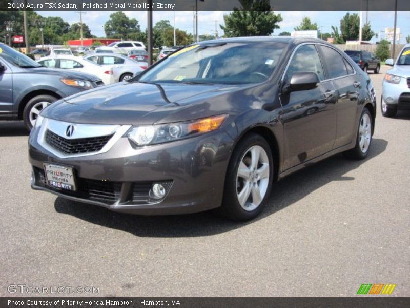Polished Metal Metallic / Ebony 2010 Acura TSX Sedan