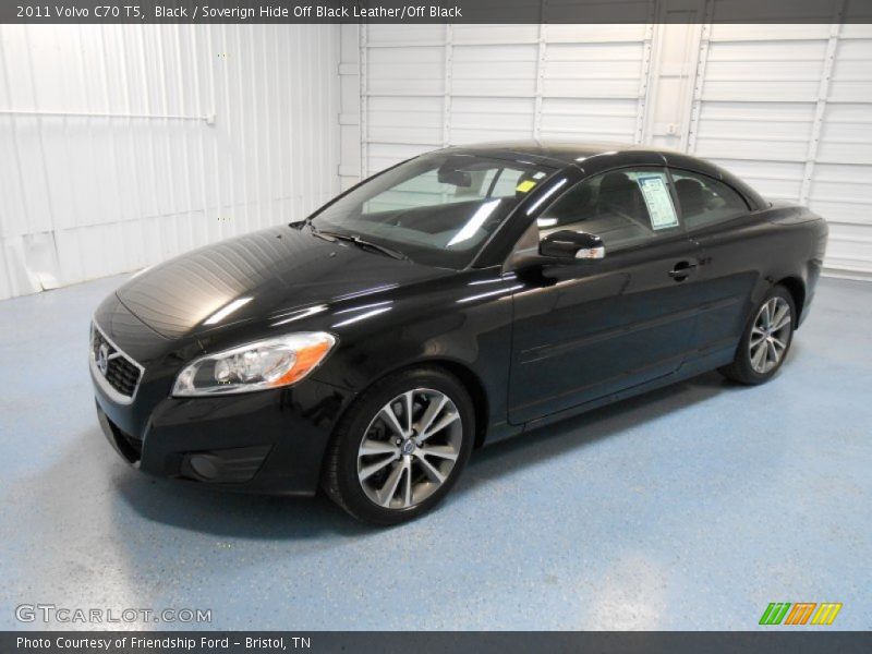 Black / Soverign Hide Off Black Leather/Off Black 2011 Volvo C70 T5