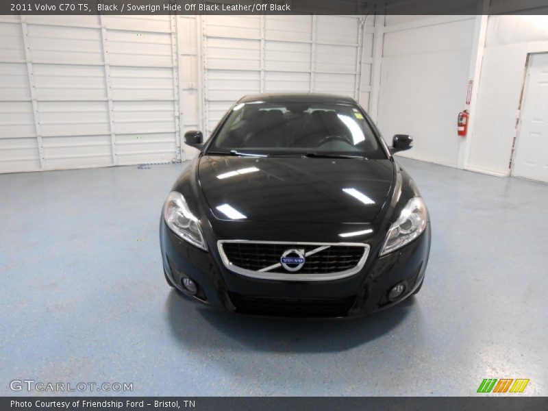 Black / Soverign Hide Off Black Leather/Off Black 2011 Volvo C70 T5