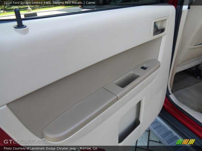Sangria Red Metallic / Camel 2010 Ford Escape Limited 4WD