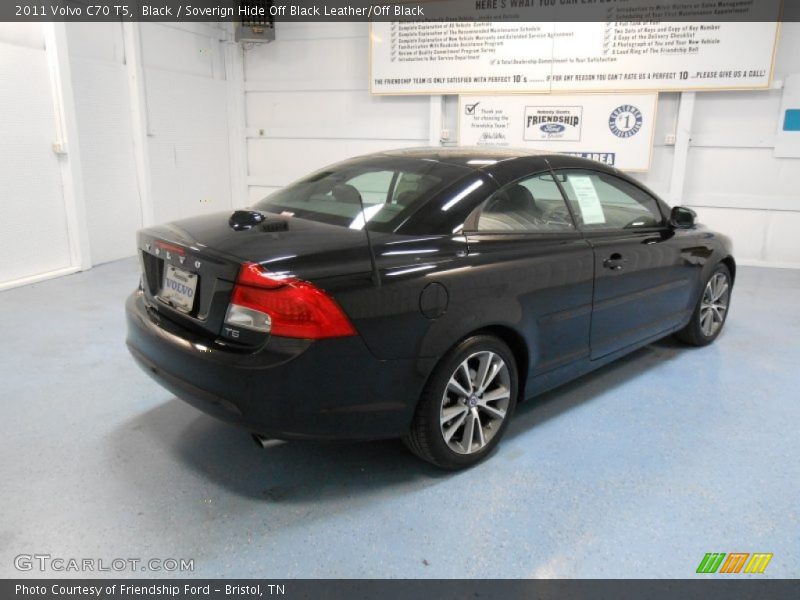 Black / Soverign Hide Off Black Leather/Off Black 2011 Volvo C70 T5