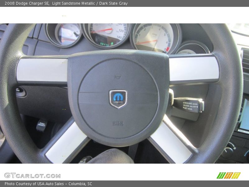 Light Sandstone Metallic / Dark Slate Gray 2008 Dodge Charger SE