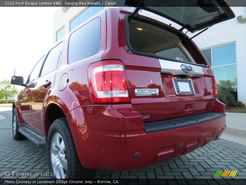 Sangria Red Metallic / Camel 2010 Ford Escape Limited 4WD